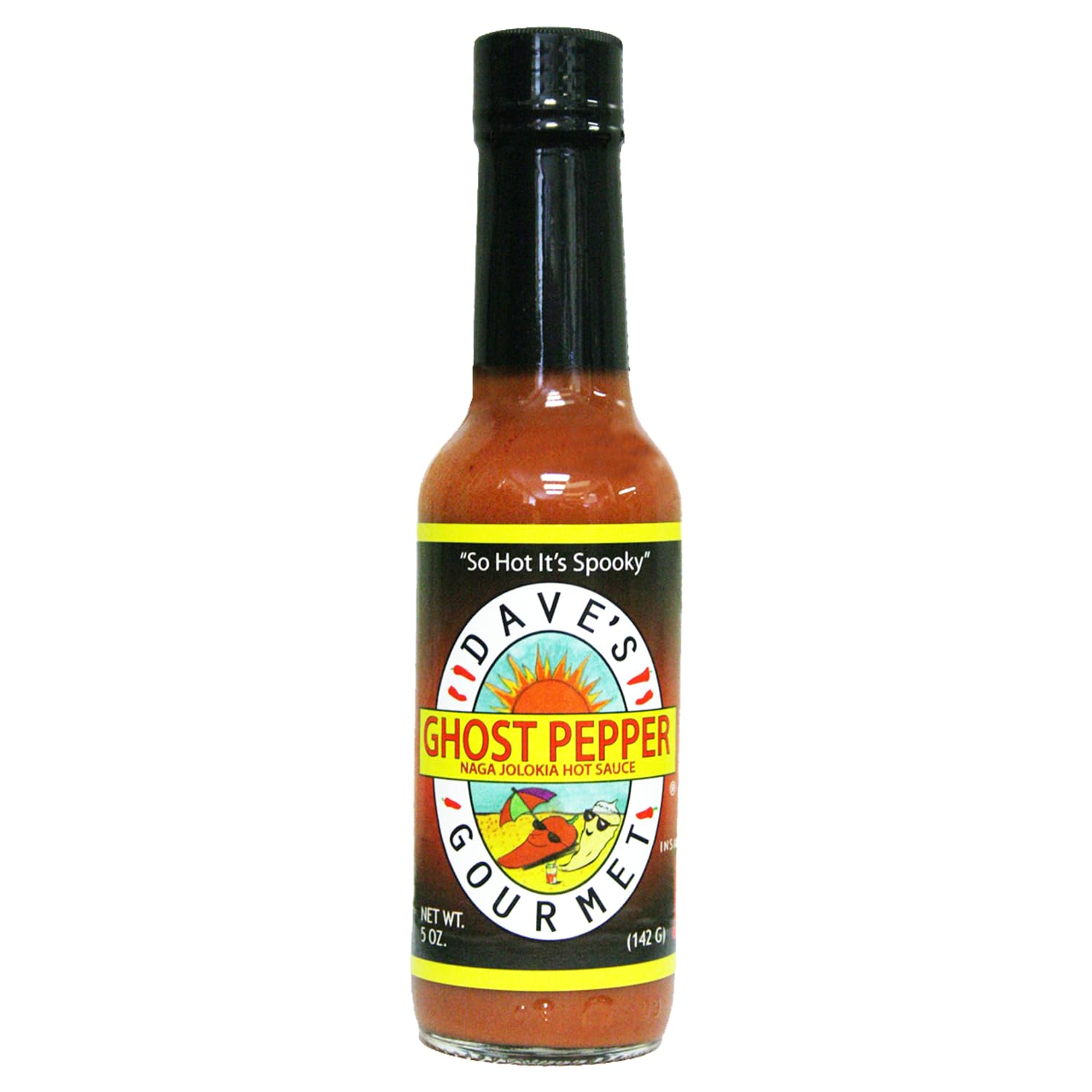 Amazon.com : Dave's Gourmet Ghost Pepper Naga Jolokia Hot Sauce